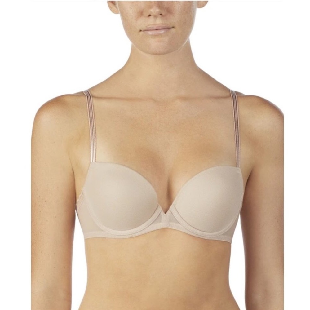 Champagne Next to Nothing Demi Plunge Bra